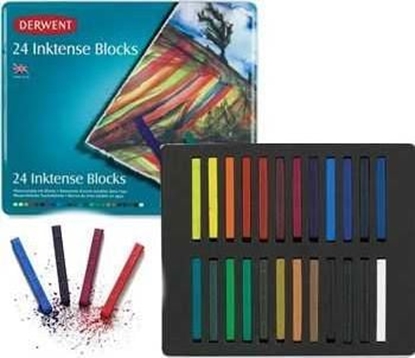 Attēls no Artequipment DERWENT INKTENSE BLOCK 24 KOL. - TUSZ W SZTABACH uniw