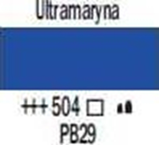 Изображение Artequipment Farba akrylowa TALENS AMSTERDAM 120ml 504 - ULTRAMARINE uniw