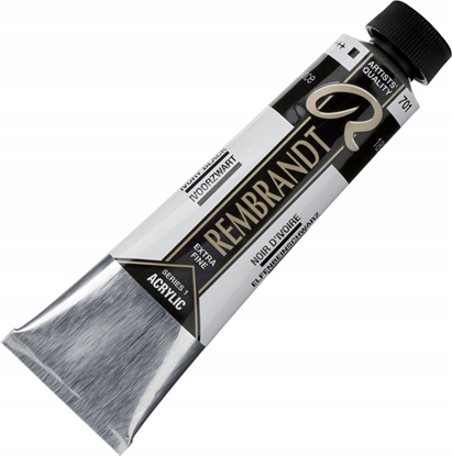 Picture of Artequipment Rembrandt Acrylic Colour Tube Ivory Black 701