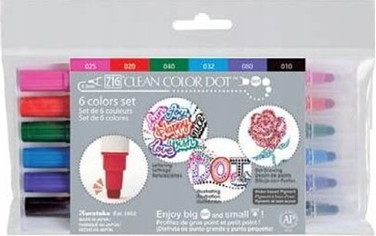 Изображение Artequipment Zig Clean Color DOT 6 color set