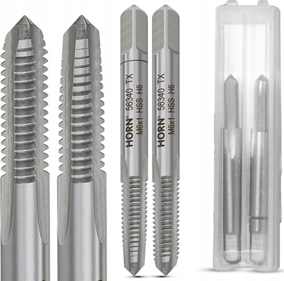 Изображение ARTPOL ARTPOL KOMPLET GWINTOWNIKÓW RCZNYCH M 6x1,00mm  2szt.