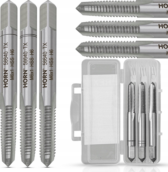 Изображение ARTPOL ARTPOL KOMPLET GWINTOWNIKÓW RCZNYCH M 6x1,00mm  3szt.
