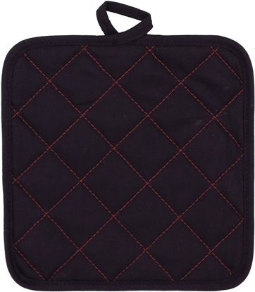 Изображение ASI COLLECTION Karstumizturigs paliktnis XL 20x20cm melns/sarkans 24601030