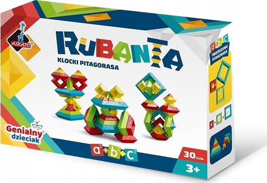 Picture of Askato Klocki Pitagorasa Rubanta 30 elementów