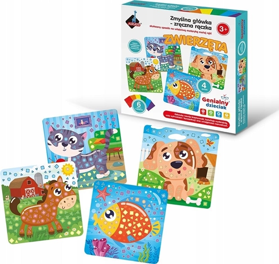 Изображение Askato Wyklejanka Genialny Dzieciak Zrczna rczka - Zwierzta