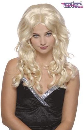 Picture of Aster Peruka Duga Blond Z Lokami