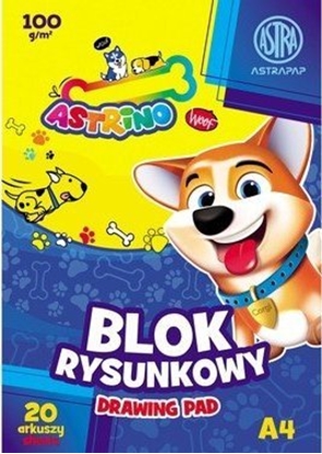 Изображение Astra Blok rysunkowy A4/20K 100g Astrino (10szt)