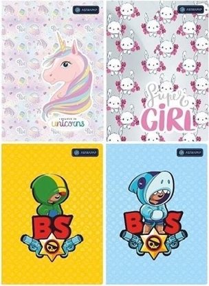 Attēls no Astra-papier Zeszyt A5/16K trzy linie kolor (20szt) ASTRA