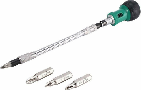 Picture of Atsuktuvas lankstus su 10vnt. Antgaliu Pro'sKit