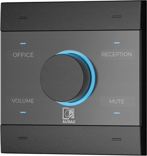 Изображение Audac AUDAC NCP105/B Uniwersalny panel sieciowy PoE wersja czarna