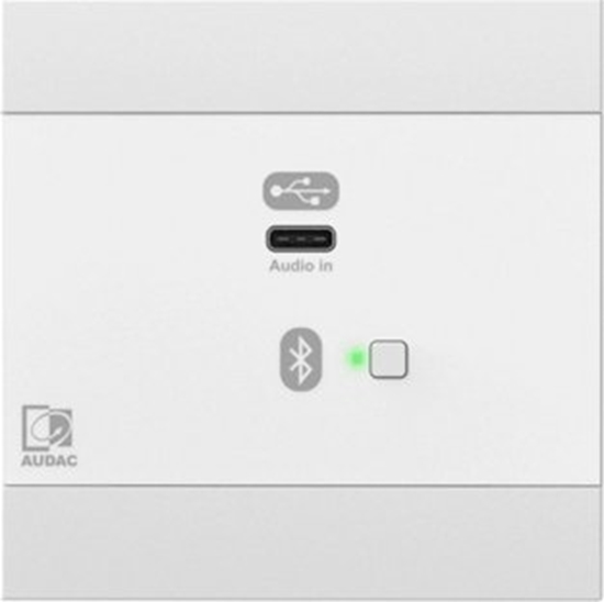 Изображение Audac AUDAC NWP400/W Sieciowy panel wejciowy audio - USB Type-C Wersja biaa