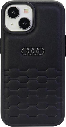Picture of Audi Audi GT Synthetic Leather iPhone 15 / 14 / 13 6.1" czarny/black hardcase AU-TPUPCIP15-GT/D2-BK