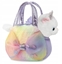 Attēls no AURORA Fancy Pals plush toy cat in a bag, 20 cm
