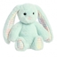 Attēls no AURORA Rainbow Gingham Bunnies Plush Mint Bunny, 18 cm