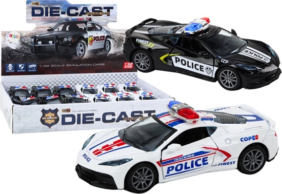 Picture of Auto Radiowóz Samochód Policyjny Metalowy 1:32 Napd Mix