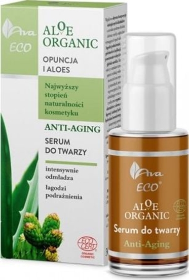 Изображение Ava ALOE ORGANIC Serum do twarzy anti-aging 30ml