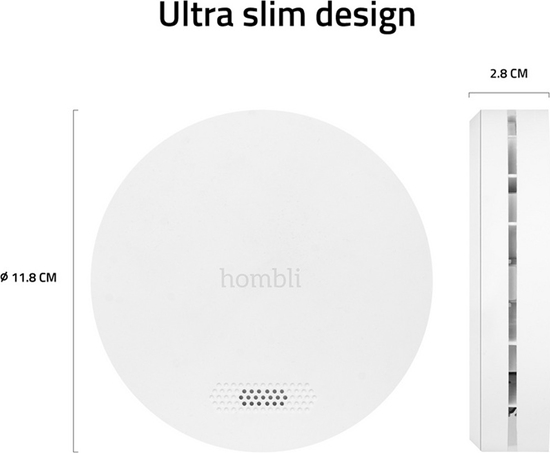 Picture of Avanca International BV Hombli smarter Rauchmelder weiß (2+1 Promo Pack)