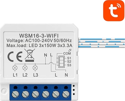 Picture of Avatto Smart Switch Module WiFi Avatto WSM16-W3 TUYA