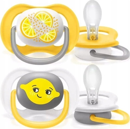 Picture of Avent Smoczek uspokajajcy Ultra Air Happy Lemon 2szt. 6-18m Avent