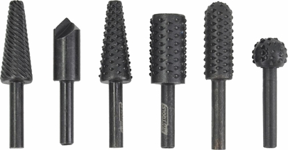 Изображение AWTools AWTOOLS FREZY DO METALU 2szt. I DREWNA 4szt.