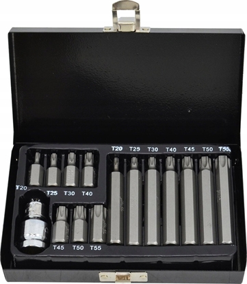 Изображение AWTools AWTOOLS KOCÓWKI TORX 15elem. BL AW35111BL