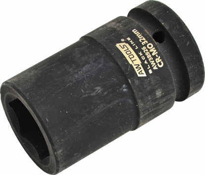 Picture of AWTools AWTOOLS NASADKA UDAROWA SZECIOKTNA 1" DUGA 30mm BLACK LINE