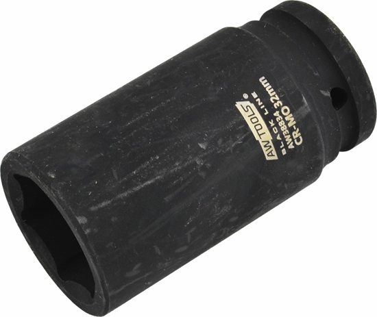 Picture of AWTools AWTOOLS NASADKA UDAROWA SZECIOKTNA 3/4" DUGA 24mm BLACK LINE
