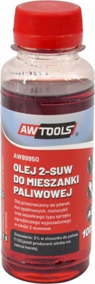 Picture of AWTools AWTOOLS OLEJ 2-SUW DO MIESZANKI PALIWOWEJ 0,1L CZERWONY