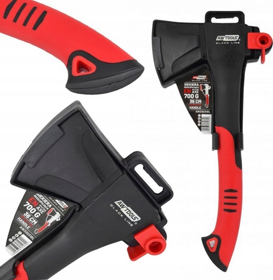 Изображение AWTools AWTOOLS SIEKIERA Z KLINEM  700g PENY KOMPOZYT BLACK LINE