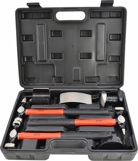 Изображение AWTools AWTOOLS ZESTAW MOTKÓW BLACHARSKICH 7el. / WALIZKA BLACK LINE