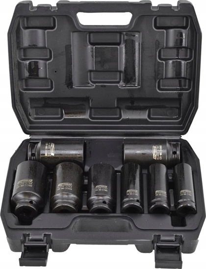 Изображение AWTools AWTOOLS ZESTAW NASADEK UDAROWYCH DUGICH 1/2" 8ele. AW38790BL