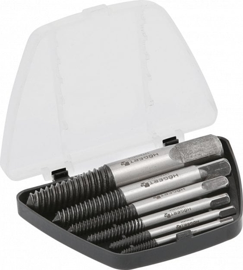 Изображение AWTools HOGERT ZESTAW WYKRTAKÓW DO URWANYCH RUB / NAKRTEK 6 elem.