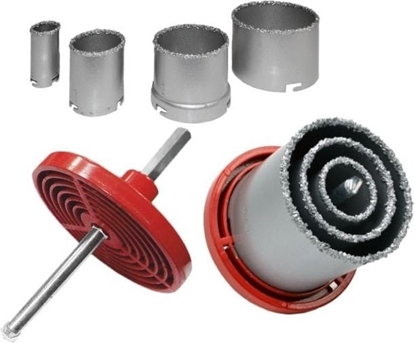 Изображение AWTools Otwornice wolframowe 33-83mm 6szt. (AW40510)