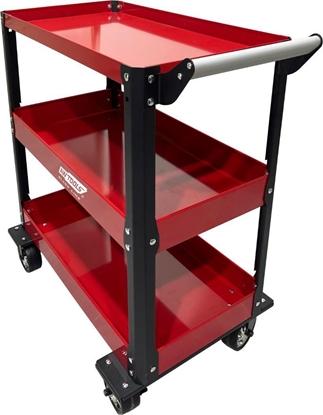 Изображение AWTOOLS WÓZEK WARSZTATOWY METALOWY 3 POZIOMY / 100KG