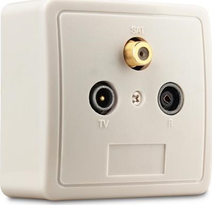 Attēls no Axing GNIAZDO SSD2-10 RTV/SAT