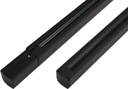Attēls no Azzardo Czarny szynoprzewód AZzardo szyna 3-fazowa TRACK SET 2M + END POWER+ END CAP BK AZ2992