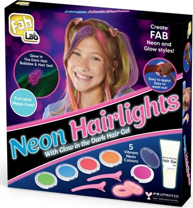Picture of Baby Born Fab Lab Hair Lights - hair colors that glow in the dark