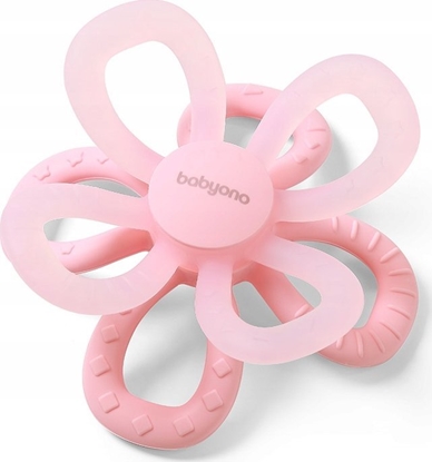 Picture of BABY ONO 1596/01 GRYZAK SILIKONOWY        FLOWER