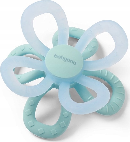 Picture of BABY ONO 1596/02 GRYZAK SILIKONOWY        FLOWER