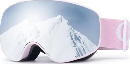 Picture of Baby Professor Qunature Pink Children's skiing goggles (medium/large children's version)