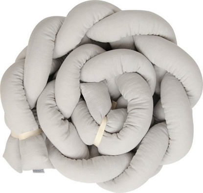 Attēls no BabyMatex Ochraniacz 30 x 200 do óeczka Warkocz Muslin 42