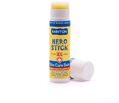Picture of Babyton, Balsam do pielgnacji skóry w sztyfcie XL, bezpieczny od narodzin, Hero Stick, 15 ml