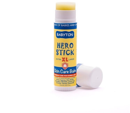 Picture of Babyton, Balsam do pielgnacji skóry w sztyfcie XL, bezpieczny od narodzin, Hero Stick, 15 ml