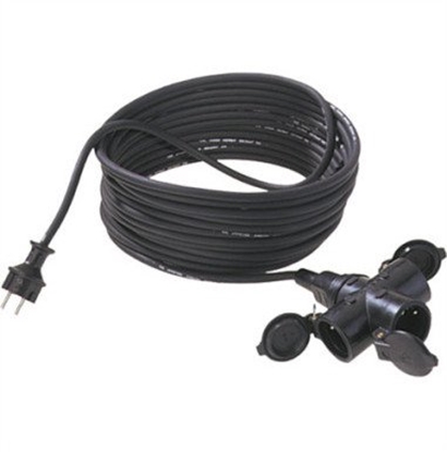 Изображение BACHMANN Przeduacz 3G1,5mm2 czarny, 5m, 3x, H07RN-F guma/neopren 3-drony