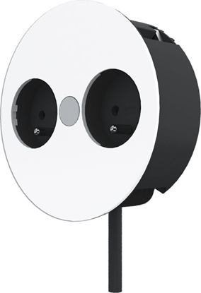 Picture of Bachmann Twist gniazdo wpuszczane 2xUTE biae