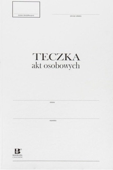 Picture of Barbara Teczka do akt osobowych A4 BARBARA 822002 biaa tektura 10szt