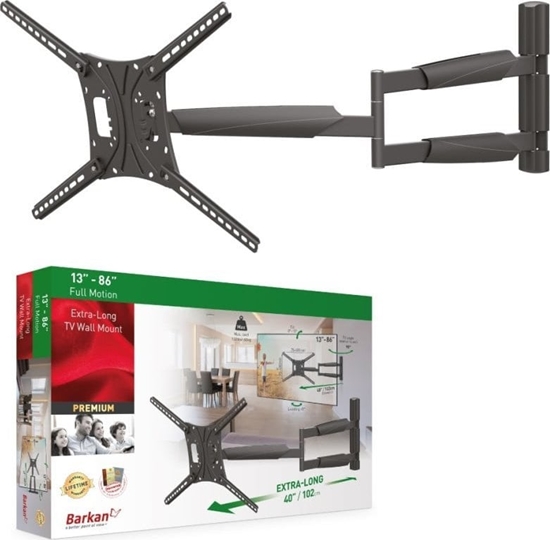 Picture of Barkan Obrotowy Wieszak TV 86 Dugi Uchwyt cienny do Telewizora 13-86"