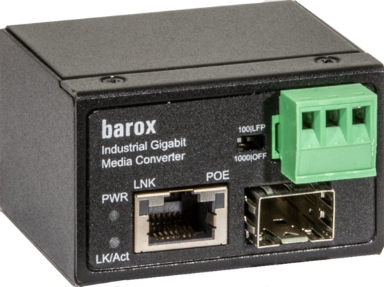 Picture of Barox PC-PMC101-GME konwerter sieciowy 1000 Mbit/s Czarny