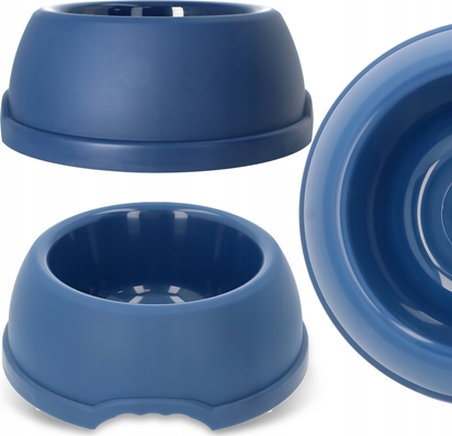 Изображение Barry King Miska plastikowa dla psów XXL, 3L, granatowa, r. 32,5cm,