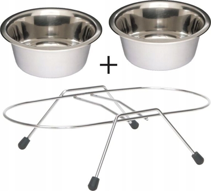 Изображение Barry King Stojak z miskami 2.8L 2szt.